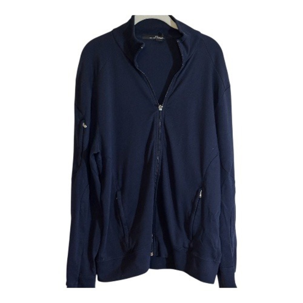 RLX Ralph Lauren Mens‎ Navy Full Zip Up Track Jacket Athletic Casual Size Large